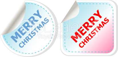 Merry christmas web icon. creative concept vector background for Web and Mobile Applications, Happy New Year. Holiday infographic, page, banner.