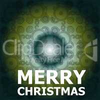 Beautiful text design of Merry Christmas on abstract background.