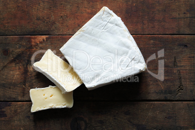 Brie Cheese On Wood