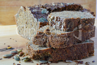 Chrono, organic, unleavened bread with various seeds