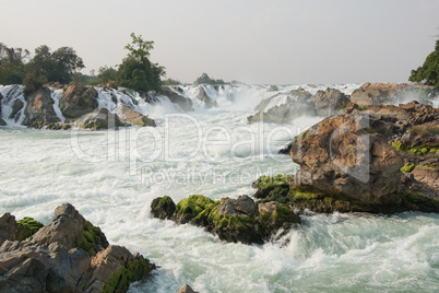 Khone Phapheng Wasserfall, Laos, Asia