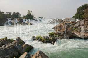 Khone Phapheng Wasserfall, Laos, Asia