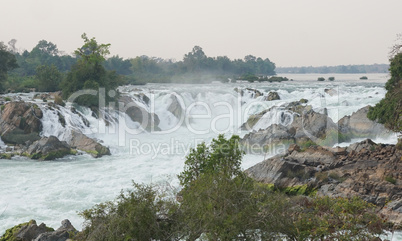 Khone Phapheng Wasserfall, Laos, Asien