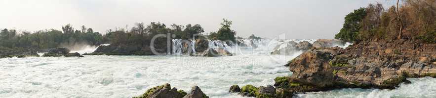 Khone Phapheng Waterfalls, Laos, Asia