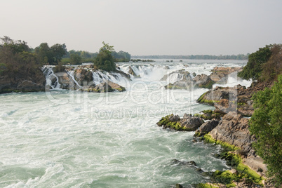 Khone Phapheng Wasserfall, Laos, Asien