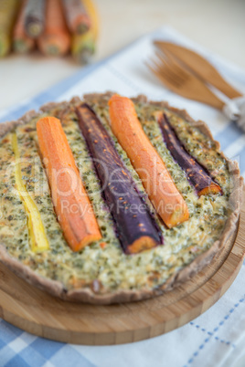 Karotten Quiche