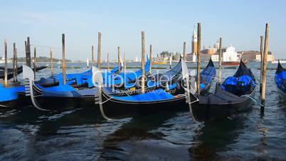 Gondolas in Venice