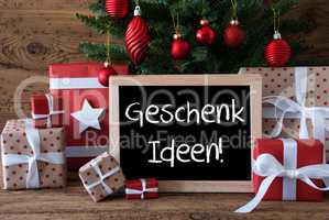 Colorful Christmas Tree, Geschenk Ideen Means Gift Ideas