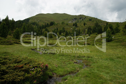 Landschaft an der Nockalmstrasse, Kärnten, Österreich