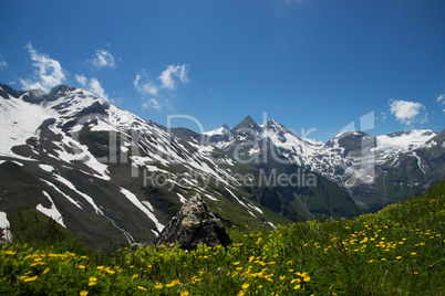 Landschaft an der Grossglockner Hochalpenstrasse, Österreich