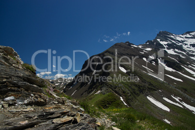 Landschaft an der Grossglockner Hochalpenstrasse, Österreich