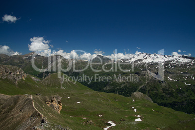 Landschaft an der Grossglockner Hochalpenstrasse, Österreich