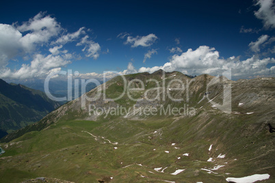 Landschaft an der Grossglockner Hochalpenstrasse, Österreich