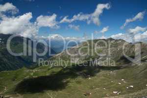 Landschaft an der Grossglockner Hochalpenstrasse, Österreich