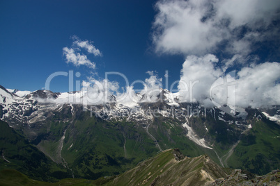 Landschaft an der Grossglockner Hochalpenstrasse, Österreich