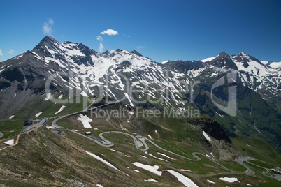 Edelweissspitze, Grossglockner Hochalpenstrasse, Österreich