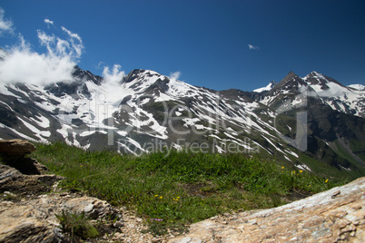 Landschaft an der Grossglockner Hochalpenstrasse, Österreich