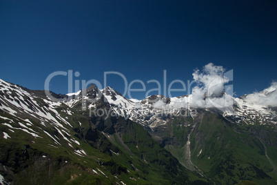 Landschaft an der Grossglockner Hochalpenstrasse, Österreich