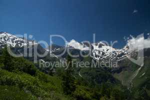 Landschaft an der Grossglockner Hochalpenstrasse, Österreich