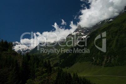 Landschaft an der Grossglockner Hochalpenstrasse, Österreich