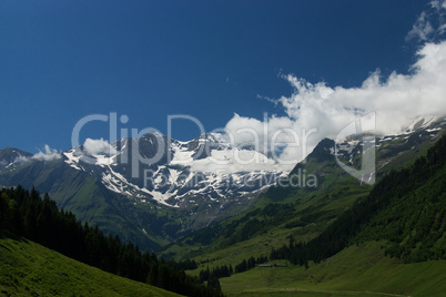 Landschaft an der Grossglockner Hochalpenstrasse, Österreich