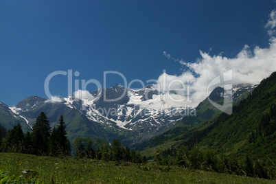 Landschaft an der Grossglockner Hochalpenstrasse, Österreich