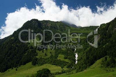 Landschaft an der Grossglockner Hochalpenstrasse, Österreich