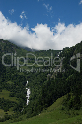 Landschaft an der Grossglockner Hochalpenstrasse, Österreich