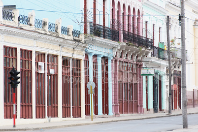 Cienfuegos, Kuba - Gebäude und Straßengassen