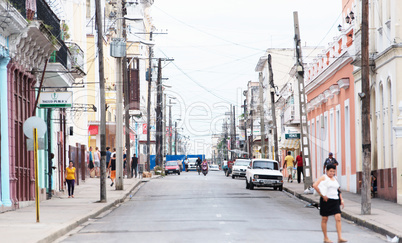 Cienfuegos, Kuba - Gebäude und Straßengassen