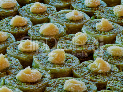 Turkish dessert (oriental sweets)