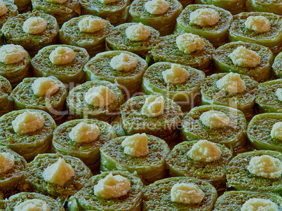 Turkish dessert (oriental sweets)