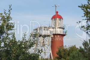 Lighthouse on the island of Vlieland  .