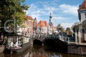 canal in the city Alkmaar