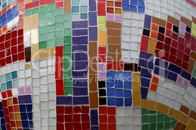 Colorful mosaic tiles