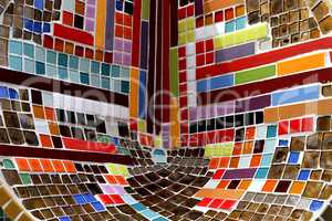 Colorful mosaic tiles