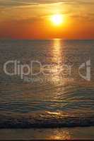 sunset at sea, sunrise on the Baltic sea, the Baltic sea, the sunset