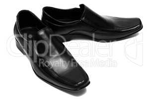 Black low shoes