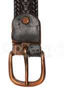 belt with copper buckle