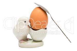 Egg and the spoon