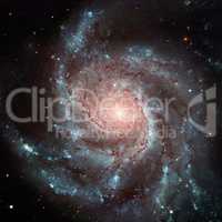 Pinwheel Galaxy. Spiral galaxy in the constellation Ursa Major.