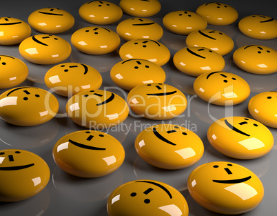 Happiness, 3d rendering