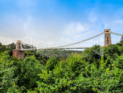 HDR Clifton Suspension Bridge in Bristol