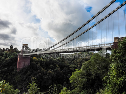 HDR Clifton Suspension Bridge in Bristol