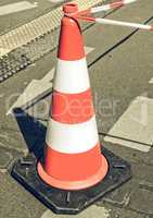 Vintage looking Traffic cone