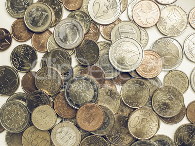 Vintage Euro coins Vintage Euro coins