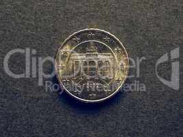 Vintage Ten Cent Euro coin
