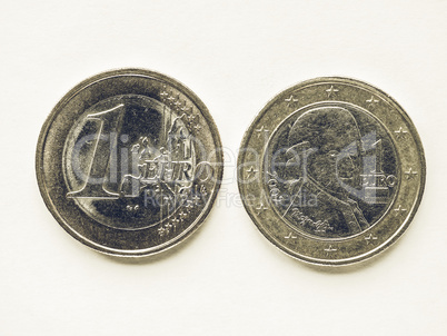 Vintage Austrian 1 Euro coin