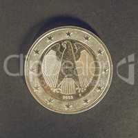 Vintage German Euro coin