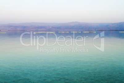 Beautiful coast of the Dead Sea .